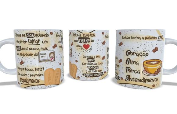 Caneca Evangelística Lucas 10:27
