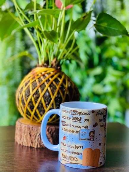 Caneca Evangelística Lucas 10:27