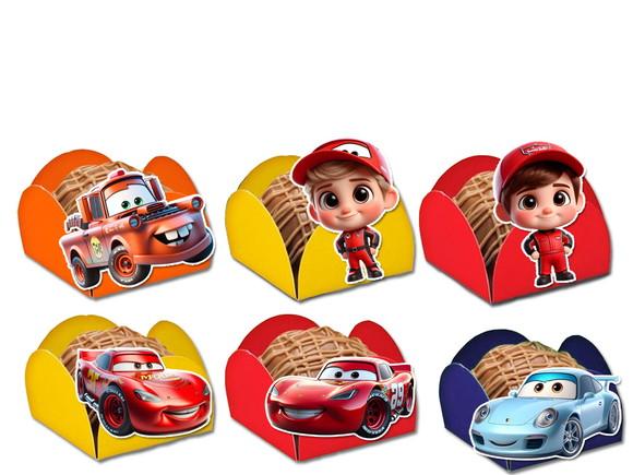 Forminhas para Doces Carros com Piloto Personalizado