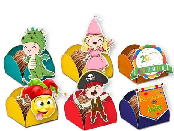 Forminhas para Doces Carnaval Fantasias