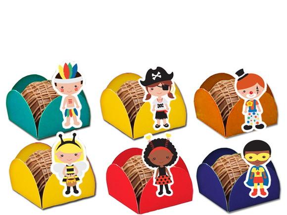 Forminhas para Doces Carnaval Bloquinho Infantil