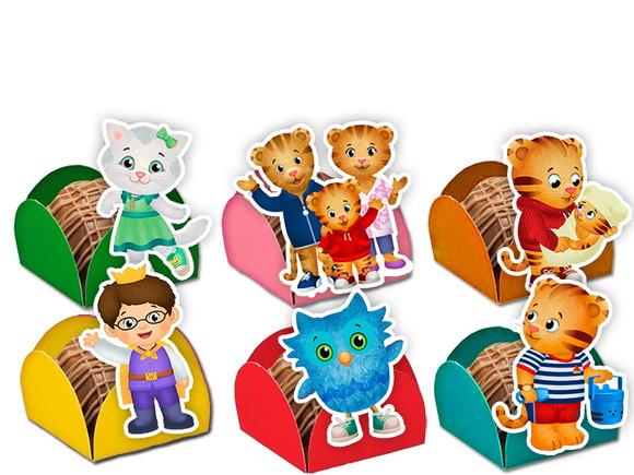 Forminhas para Doces Daniel o Tigre