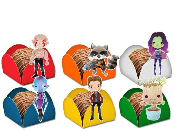 Forminhas para Doces Guardiões da Gardiões da Galáxia