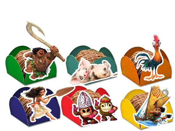 Forminhas para Doces Moana e Maui