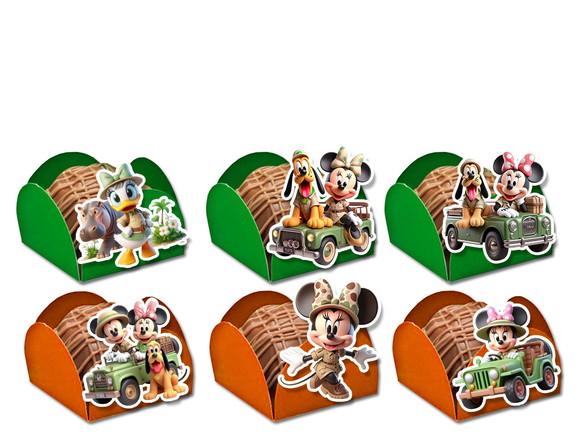 Forminhas para Doces Minnie Safari