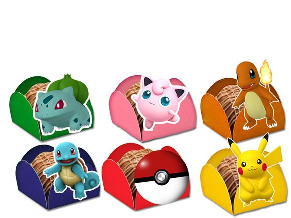 Forminhas para Doces Pokemon