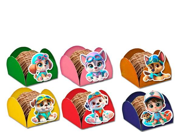 Forminhas para Doces Pool Party Patrulha Canina