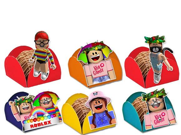 Forminhas para Doces Roblox Menina