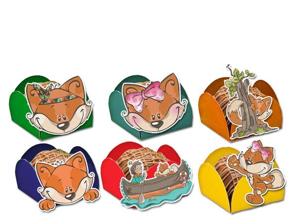 Forminhas para Doces Raposinhas