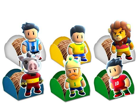 Forminhas para Doces Stumble Guys Copa