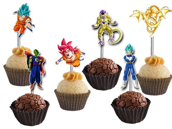 Topper para Docinhos Dragon Ball