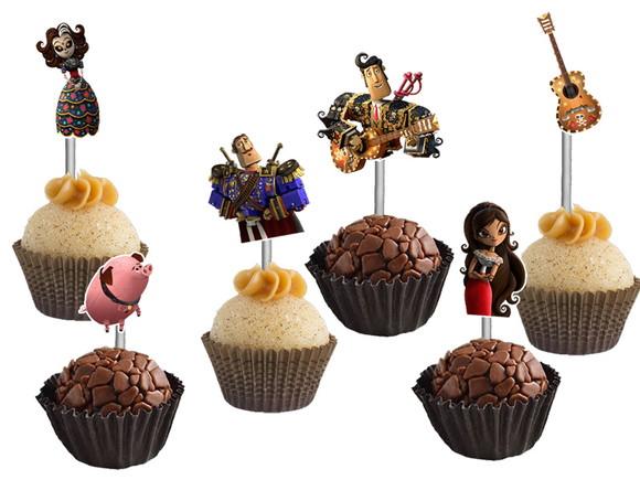 Topper para Docinhos Festa no Ceu