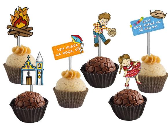 Topper para Docinhos Festa Junina