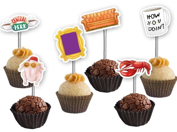 Topper para Docinhos Friends Ação de Graças