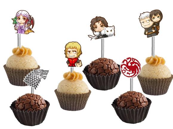 Topper para Docinhos Game Of Thrones Cute