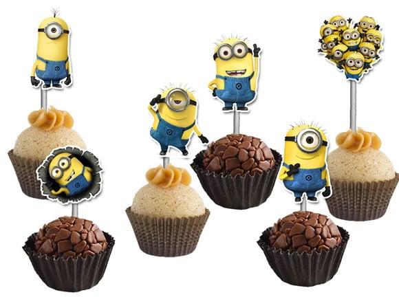 Topper para Docinhos Minions