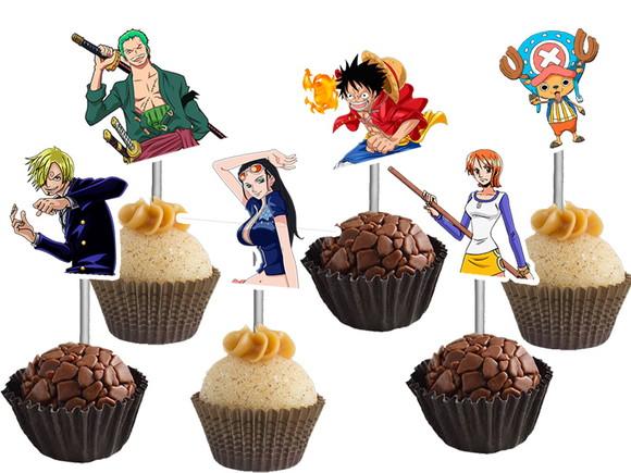 Topper para Docinhos One Piece