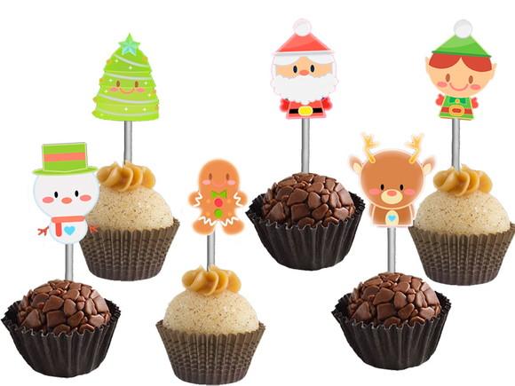 Topper para Docinhos Papai Noel