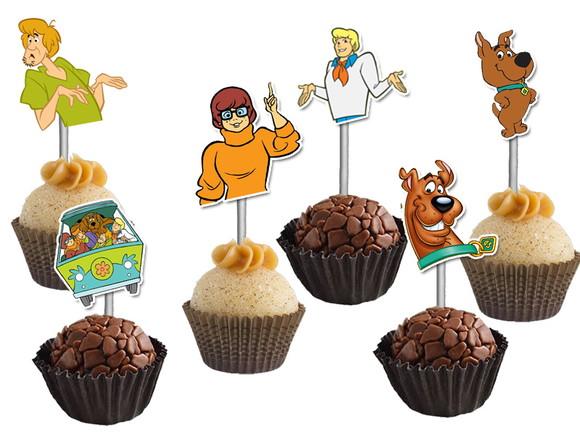 Topper para Docinhos Scooby Doo