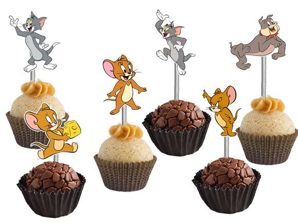 Topper para Docinhos Tom e Jerry