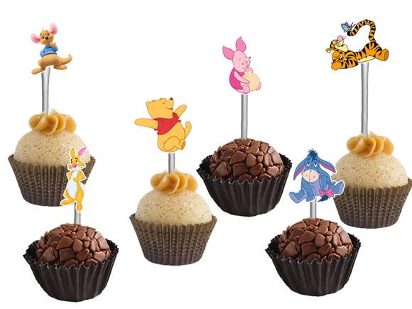 Topper para Docinhos Ursinho Pooh
