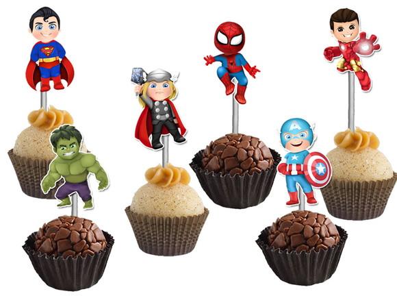 Topper para Docinhos Vingadores Baby