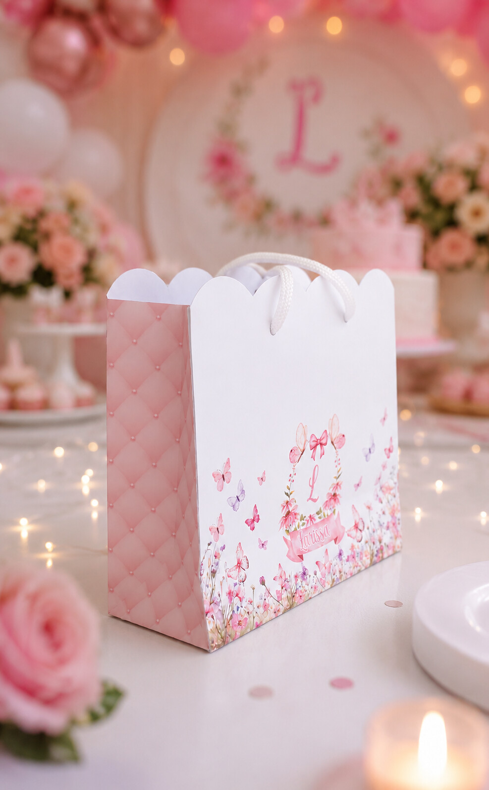 10 Sacolinhas Surpresa Jardim Encantado Borboletas Lembrancinha F