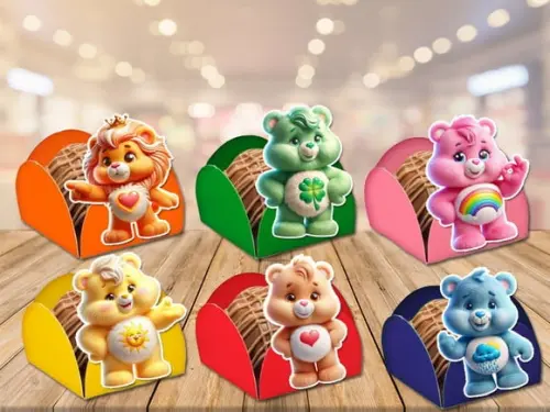Forminhas Ursinhos Carinhosos 3d