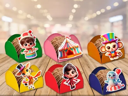 Forminhas para Doces Circo