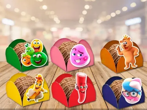 Forminhas para Doces Fini Balas e Balinhas