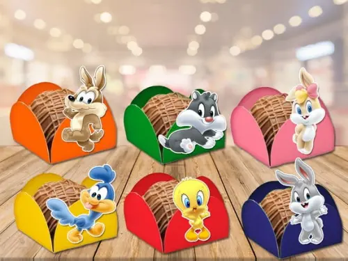 Forminhas para Doces Looney Tunes Baby