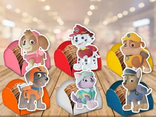Forminhas para Doces Patrulha Canina Aquarelada