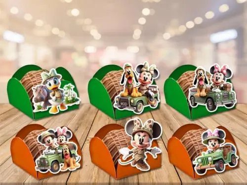 Forminhas Safari do Mickey