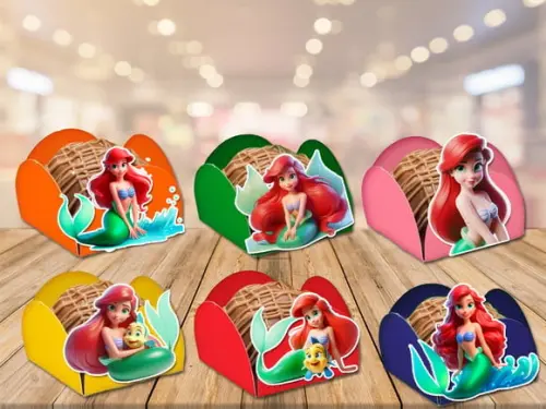Forminhas para Doces Ariel a Pequena Sereia