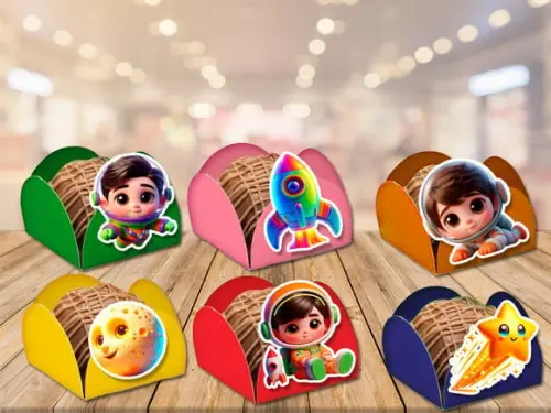 Forminhas Astronautas para Docinhos e Brigadeiros