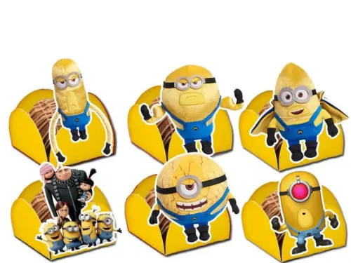 Forminhas Super Minions e Meu Malvado Favorito 4