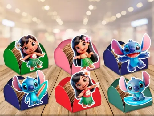 Forminhas Lilo e Stich 3d