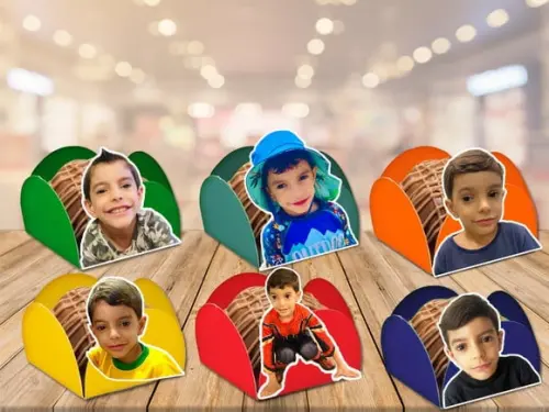 Forminhas Personalizadas com a Foto da Criança