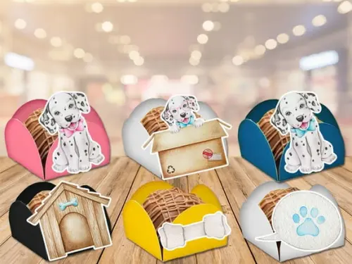 Forminhas Dálmatas Cachorros