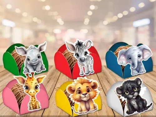 Forminhas Safari 3d
