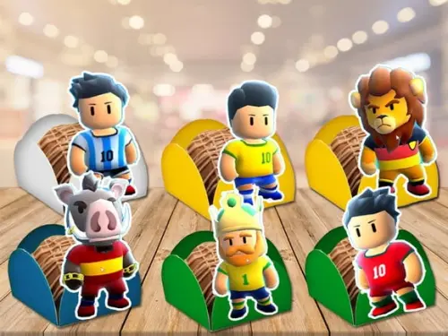 Forminhas Stumble Guys da Copa Brasil