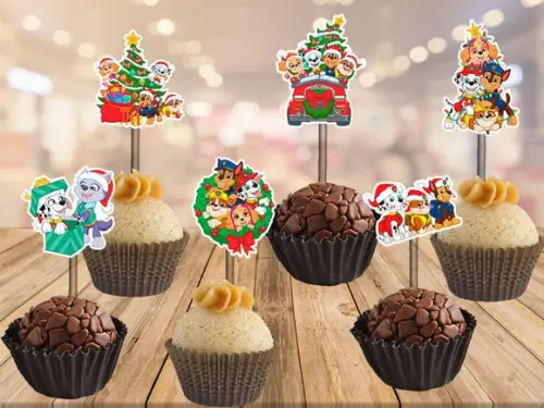 Topper de Natal Patrulha Canina