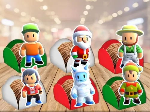 Forminhas Stumble Guys de Natal