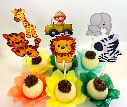 Forminhas Safari e Toppers
