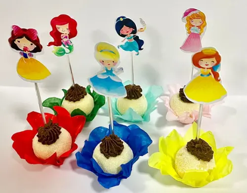 Forminhas Princesas e Toppers