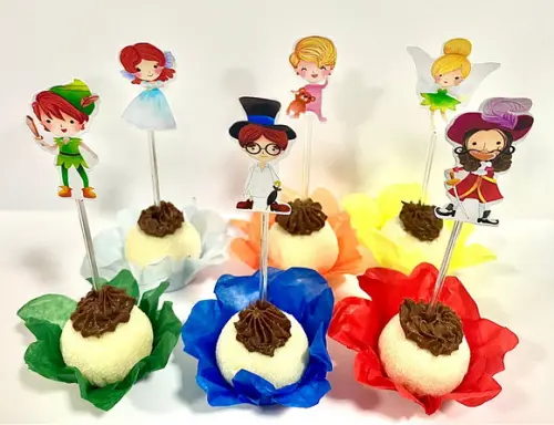 Forminhas Peter Pan e Toppers Luxo
