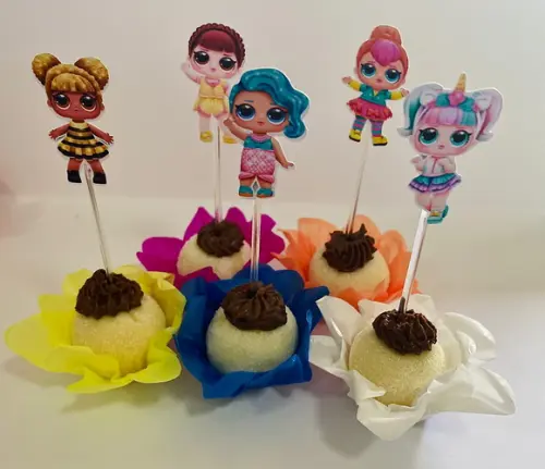 Forminhas Lol Surprise e Toppers