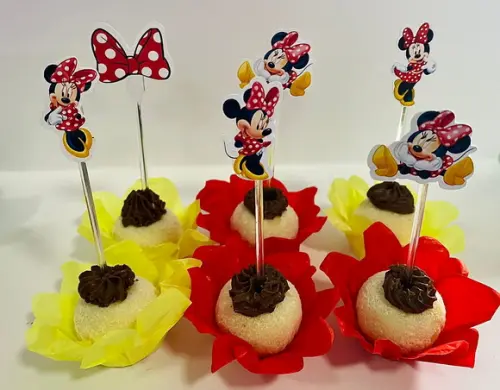 Forminhas Minnie Mouse e Toppers Luxo