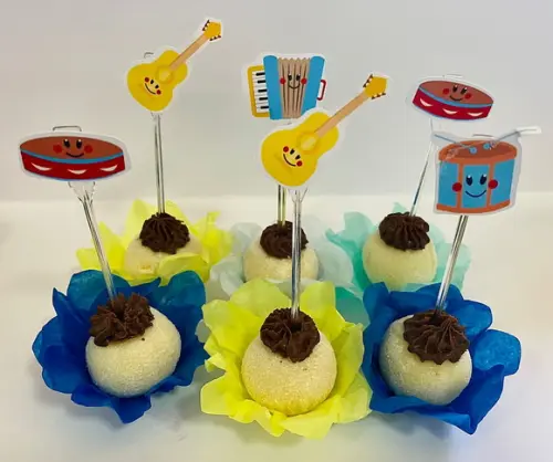 Forminhas Instrumentos e Toppers