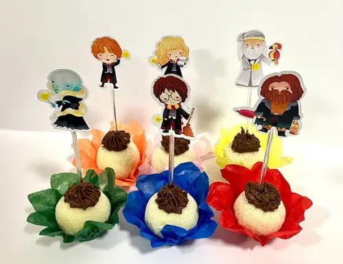 Forminhas Harry Potter + Toppers